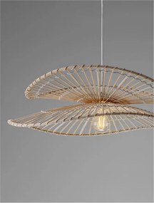 Lustra suspendata design natural, ARTIC, D 60cm