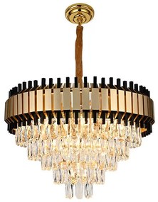 Candelabru Cristal, Elit's, AURIU-NEGRU