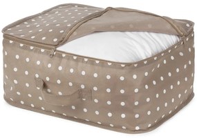 Husă mică pentru depozitare îmbrăcăminte Compactor Dots, bej