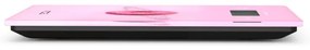Cantar de bucatarie Tesla KS101P, 5kg, Functie TARE, Display LED, Roz