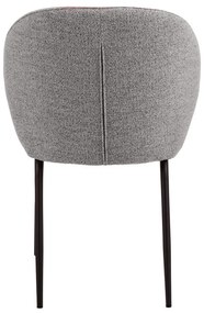Scaune de sufragerie gri 2 buc. Patricia - Actona