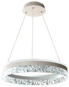 Lustră LED dimabilă pe cablu LED/80W/230V 3000-6500K alb + telecomandă