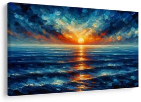 Tablou apus de soare peste ocean