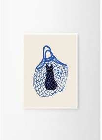 Poster 30x40 cm The Cat’s In The Bag – Chloe Purpero Johnson – The Poster Club