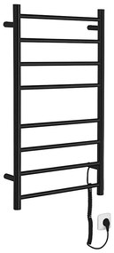 Sapho Uscător electric pentru prosoape REDONDO, 75 W / 230 V, 50 x 90 cm, negru mat