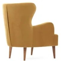 Fotoliu cu aripi NEKO, auriu