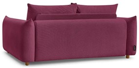 Canapea burgundy extensibilă 234 cm Ernest – Bobochic Paris