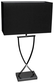ByRydens 2820440-6513 - Lampă de masă OMEGA 1xE27/5W/230V neagră