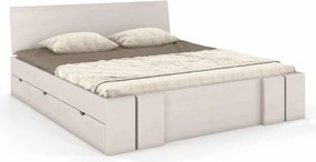 Pat lemn masiv TerraCraft Model 4 cu Sertar Pin Personalizabil - 200x200, Natur