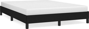 vidaXL Cadru de pat fără saltea, negru, 140x200 cm, textil