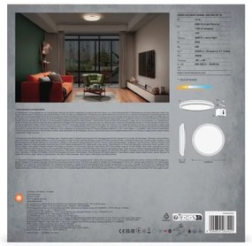 Plafonieră LED Ledvance ORBIS HELMAN LED/16W/230V d. 29,5 cm argintiu