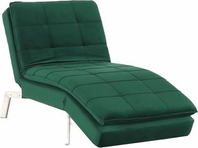 Fotoliu extensibil, smarald/crom, REMAN