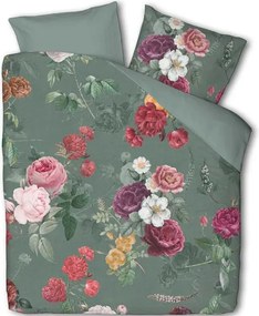 Lenjerie de pat din bumbac PHILOU GREEN verde Dimensiune lenjerie de pat: 2 buc 60 x 70 cm | 200 x 200 cm