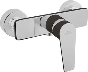 Baterie dus Invena Dokos monocomanda crom-negru