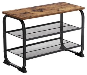 Pantofar DAVOR, maro/negru