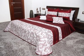 Cuvertură de pat culoarea roșie Lăţime: 240 cm | Lungime: 260 cm