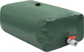 vidaXL Rezervor de apă cu robinet, pliabil, 1000 L, PVC