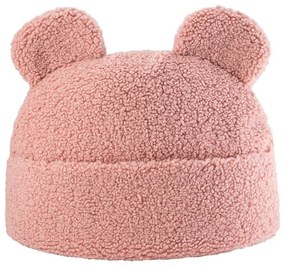 Pernă decorativă pentru copii roz din țesătură bouclé Teddy Pouch – Wigiwama