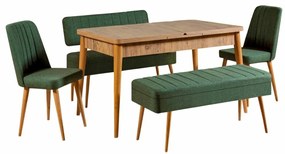 Set de masă Vina Atlantic Pine and Green I, 5piese
