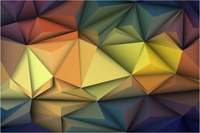 Tablou - Abstracție 3D poligonală (90x60 cm)