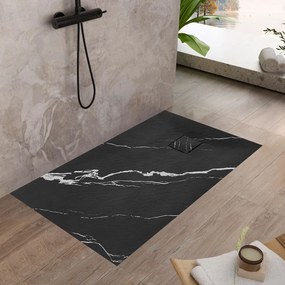 Cadita de dus Magnum Carrara neagra 90x120