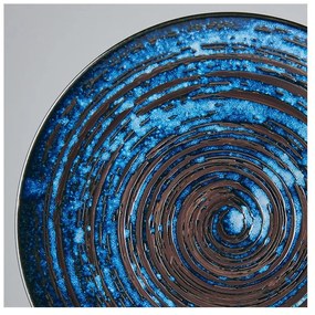 Farfurie din ceramică MIJ Copper Swirl, ø 29 cm, albastru