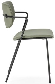 Scaune de dining kaki 2 buc. Maika – Marckeric