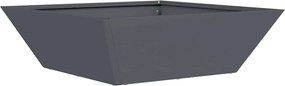 vidaXL Vază pentru Grădină Antracit 50 x 50 x 15 cm