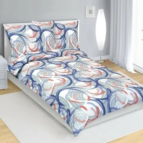 Lenjerie de pat Bellatex Bule creponată, 140 x 220 cm, 70 x 90 cm, 140 x 220 cm, 70 x 90 cm