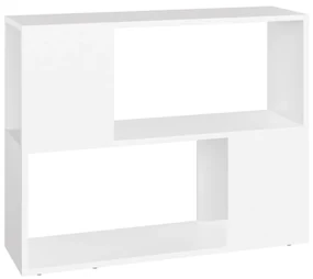 809116 vidaXL Comodă TV, alb, 80x24x63 cm, PAL