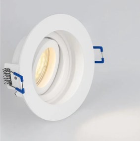Spot incastrabil directionabil GU10 SELENITE alb