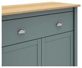 Comodă verde prăfuit din lemn de pin 90x110x40 cm Misti – Marckeric