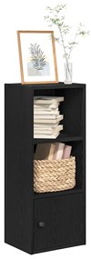 vidaXL Bibliotecă Stejar negru 31x24x77 cm Lemn prelucrat