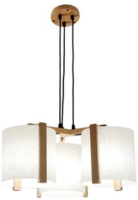 Lustra fabricata manual din lemn SCALA 3L