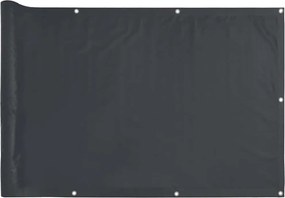 vidaXL Paravan de balcon, antracit, 500x120 cm, PVC