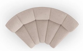 Modul pentru canapea modulară bej cu tapițerie din chenille (cu colț variabil) Lupine – Micadoni