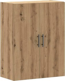 vidaXL Dulap montat pe perete, stejar artizanal, 69,5x34x90 cm
