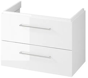 Mobilier suspendat, Cersanit, Larga, dreptunghiular, 80 cm, alb