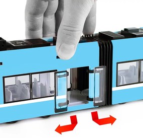 Tramvai modern cu uși funcționale, 47 cm