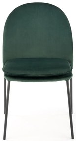 Scaun de bucaterie Ulric, verde/negru