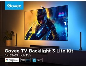 SET 2x Govee Backlight TV 55-65" SMART LED retroiluminare RGBICW Wi-Fi