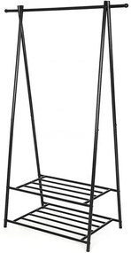 Cuier Haine Tube Black, 87.5 x 41 x 155 cm