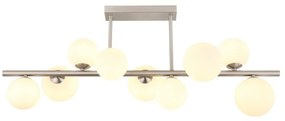 Plafoniera 9L design modern Riha nichel