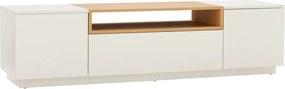 Comoda TV LOFT 160cm natur/ alb