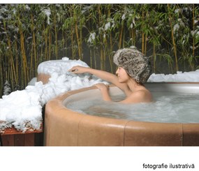 Jacuzzi gonflabil, gri/alb, 2-4 pers., 600 l, KAMINO TYP 3