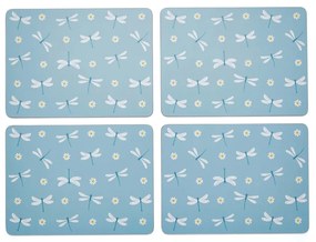 Suport pentru farfurii 4 buc. din plută/din hârtie 21.5x29 cm English Meadow – Cooksmart ®