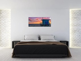 Tablou de pe plaja Santa Monica (120x50 cm)