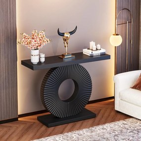 MAN9 - Masa Consola, 100 cm, masuta hol, living, dormitor - Alb