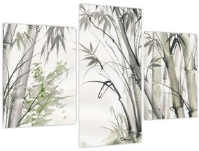 Tablou - Bambuși,desen (90x60 cm)