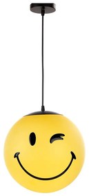 ONLI - lustră pentru copii SMILEY, pe cablu, 1xE27/15W/230V, galbenă